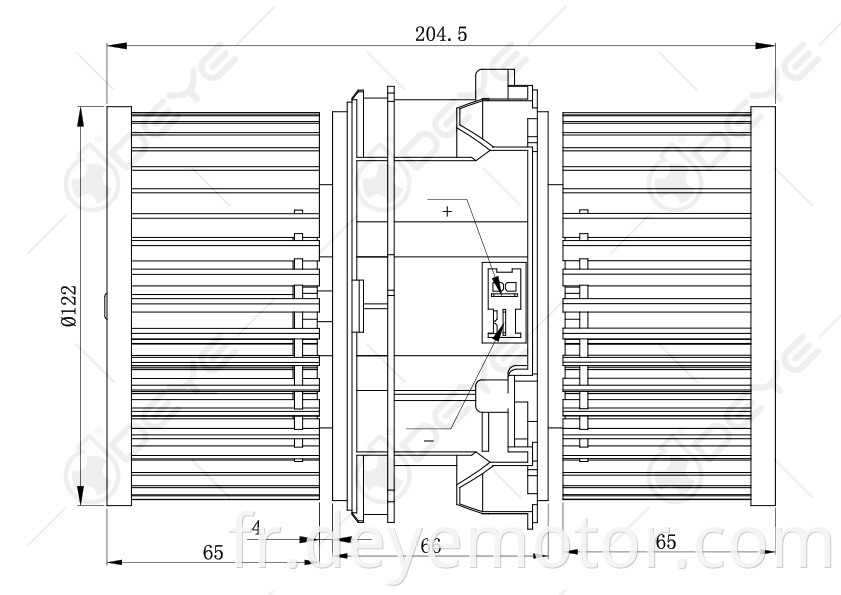 272104377R ventilateur de moteur de bonne qualité pour RENAULT FLUENCE